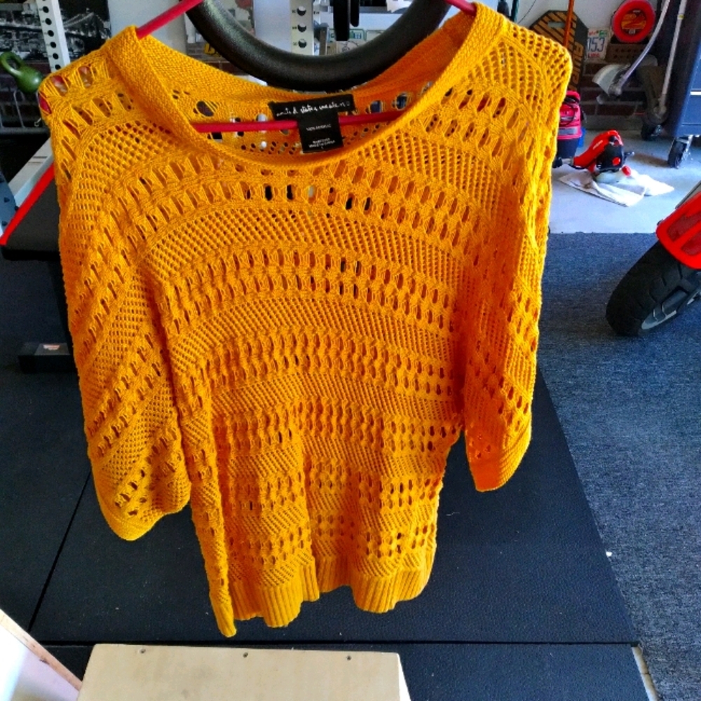 Gold sweater